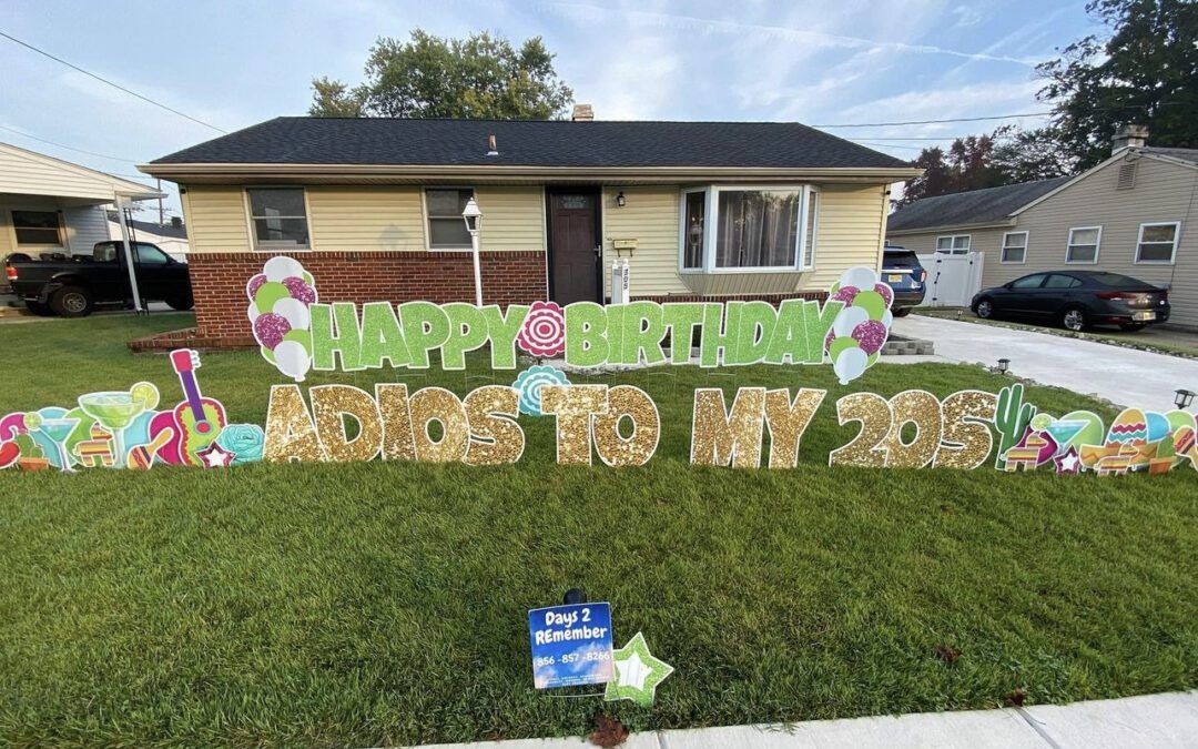 20th Birthday Yard Cards